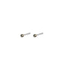 PIERCING STUDIO: Pilgrim Ear Stud for Piercing with Stone Silver Plated