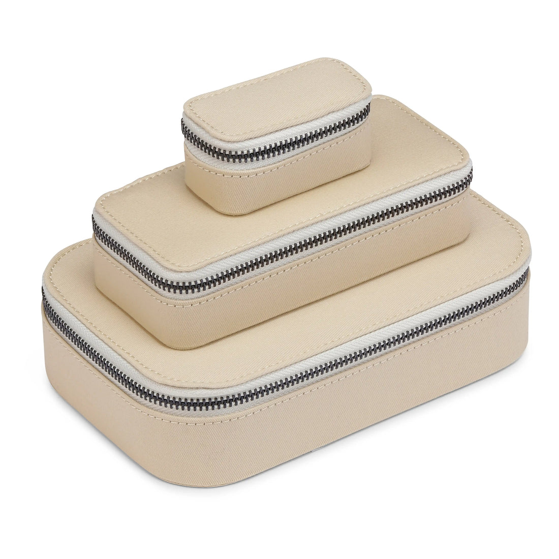 Jewellery Travel Case, Light Sand, Large