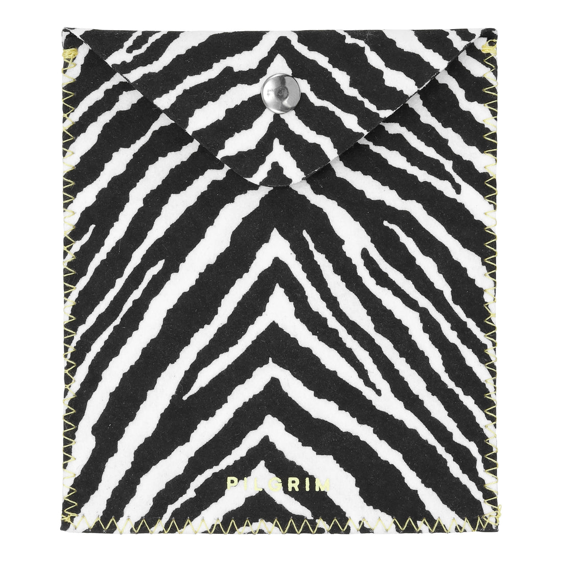 Miroir de poche PILGRIM avec pochette zébrée