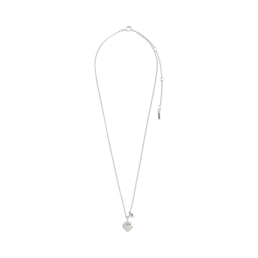 DIXIE Collier pendentif coeur & cristal recyclé