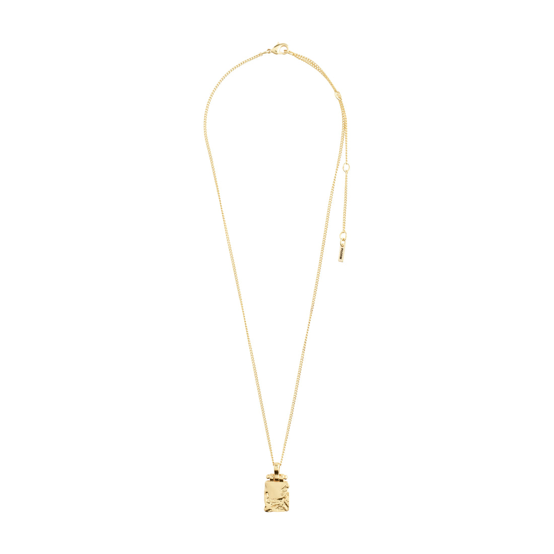 SOL collier pendentif carré recyclé