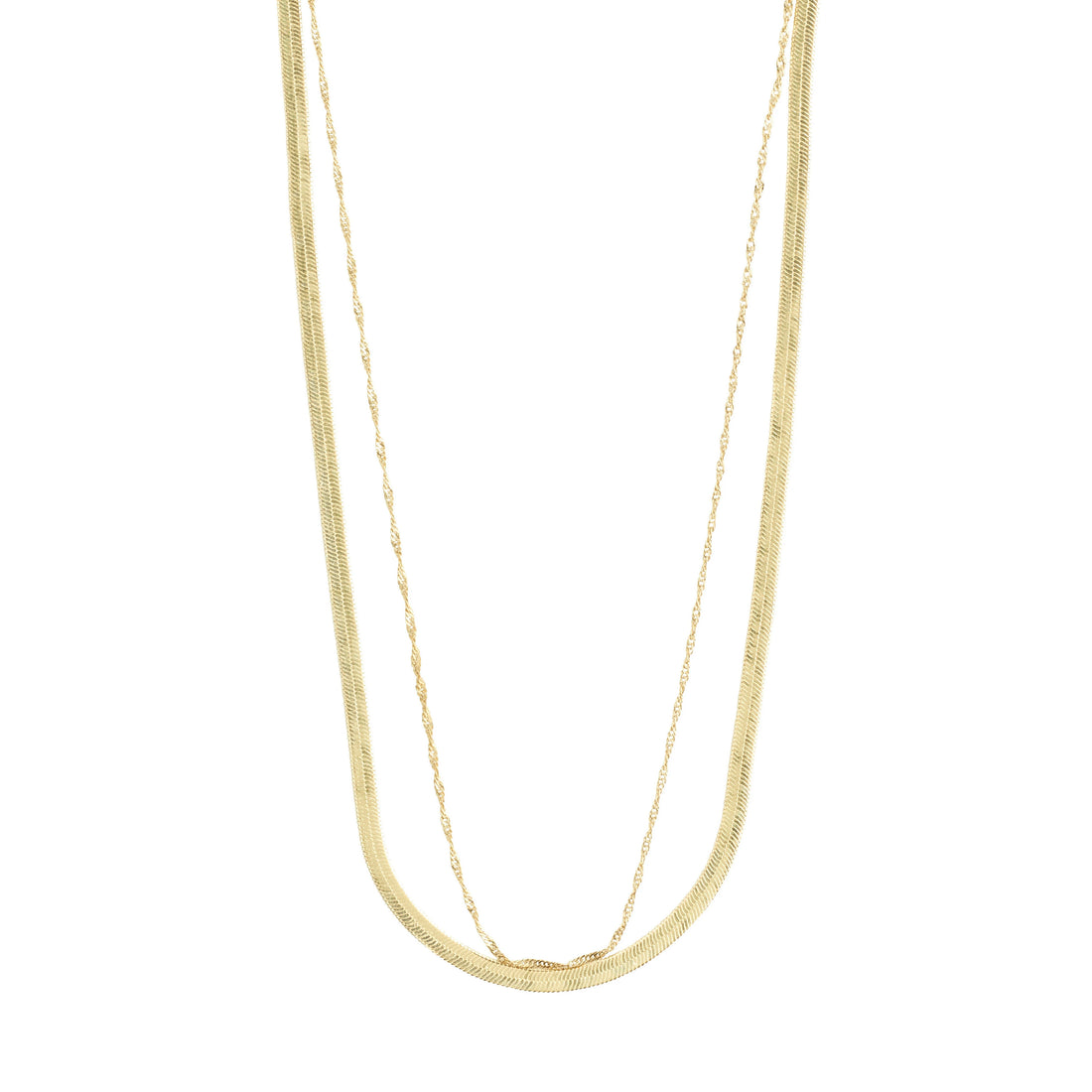 EA colliers de chaînes recyclés 2-en-1