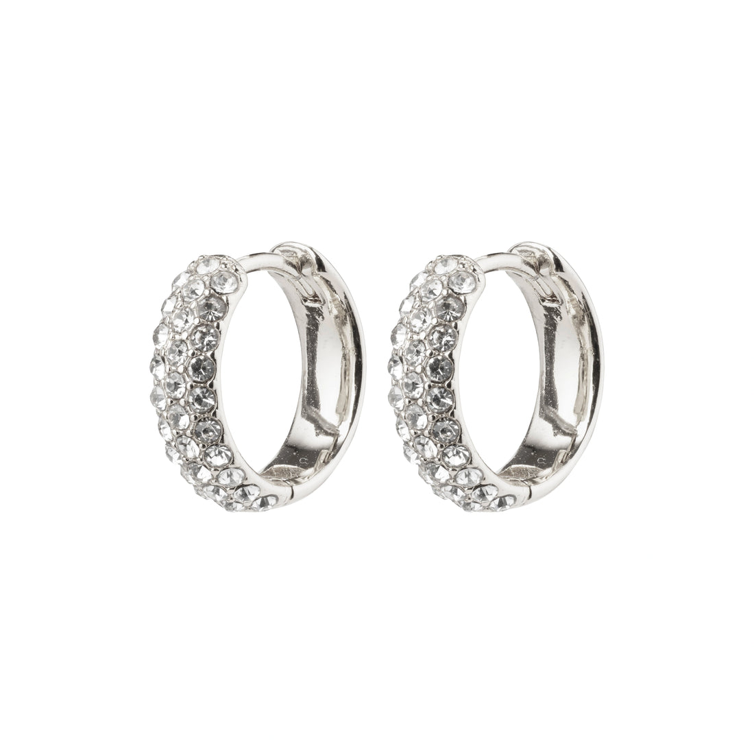 SHEA recycled crystal hoop earrings