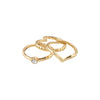 Recycled 3-in-1 Stackable Rings Set