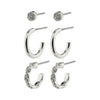 WINNY Recycled Giftset, Hoops & Earstuds - PILGRIM