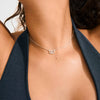 HARLAN ensemble collier et boucles d’oreilles cristaux recyclées