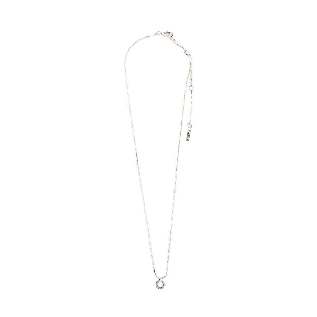 LYN collier avec pendentif halo de cristaux