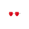 MAEVE Recycled Red Heart Stud Earrings