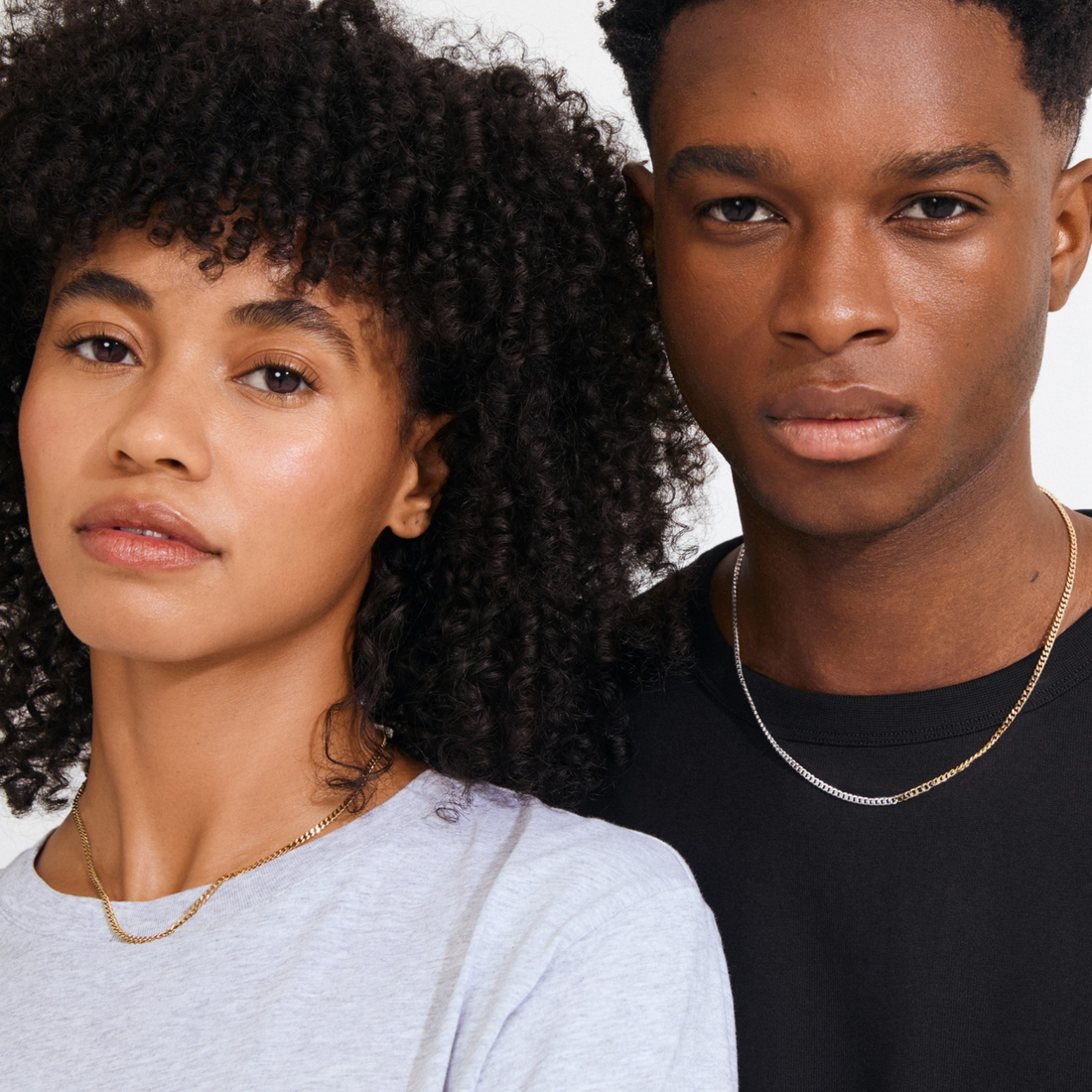 Collier INNER à chaîne recyclée, mélange de métaux