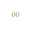 PIERCING STUDIO: Clicker Hoop 24K PVD Gold 18G 10mm