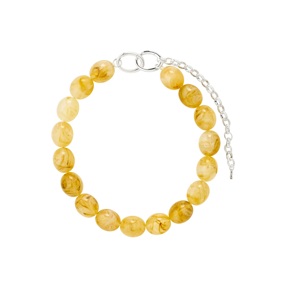 STILL COLLIER DE BILLES RECYCLÉ jaune