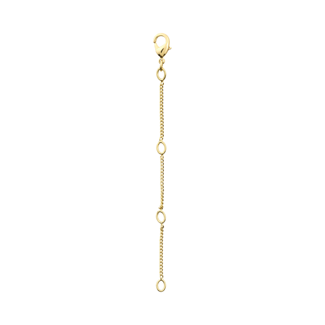 Recycled Extension Chain, 9 cm, Gold-Plated