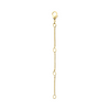 Recycled Extension Chain, 9 cm, Gold-Plated