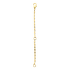 RECYCLED EXTENSION CHAIN, 9 cm, gold-plated