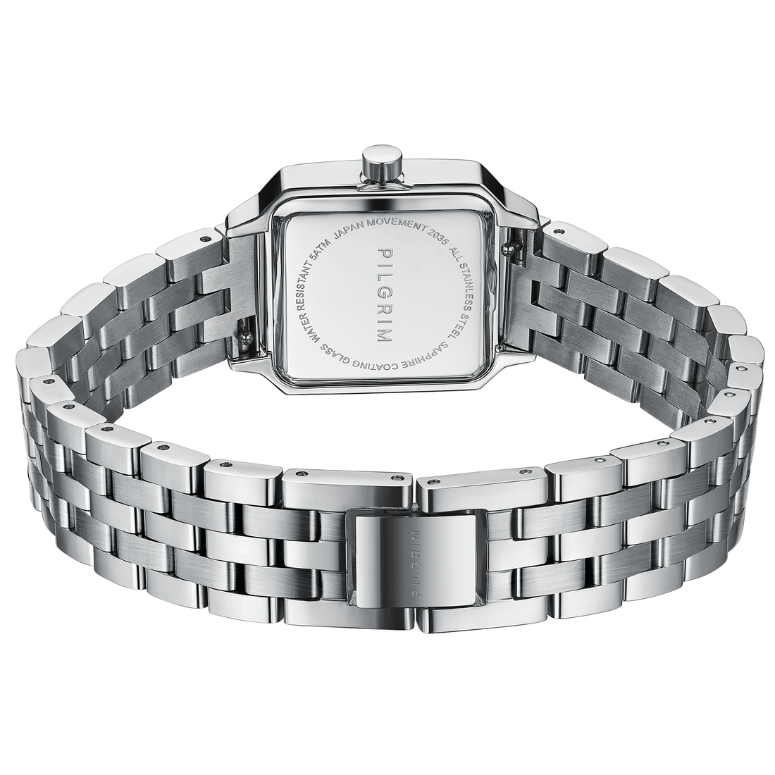 KARIN Montre Essential carrée à bracelet à maillons