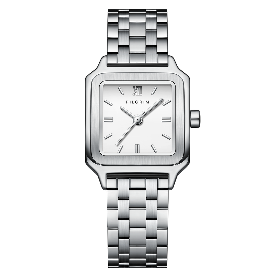 KARIN Montre Essential carrée à bracelet à maillons