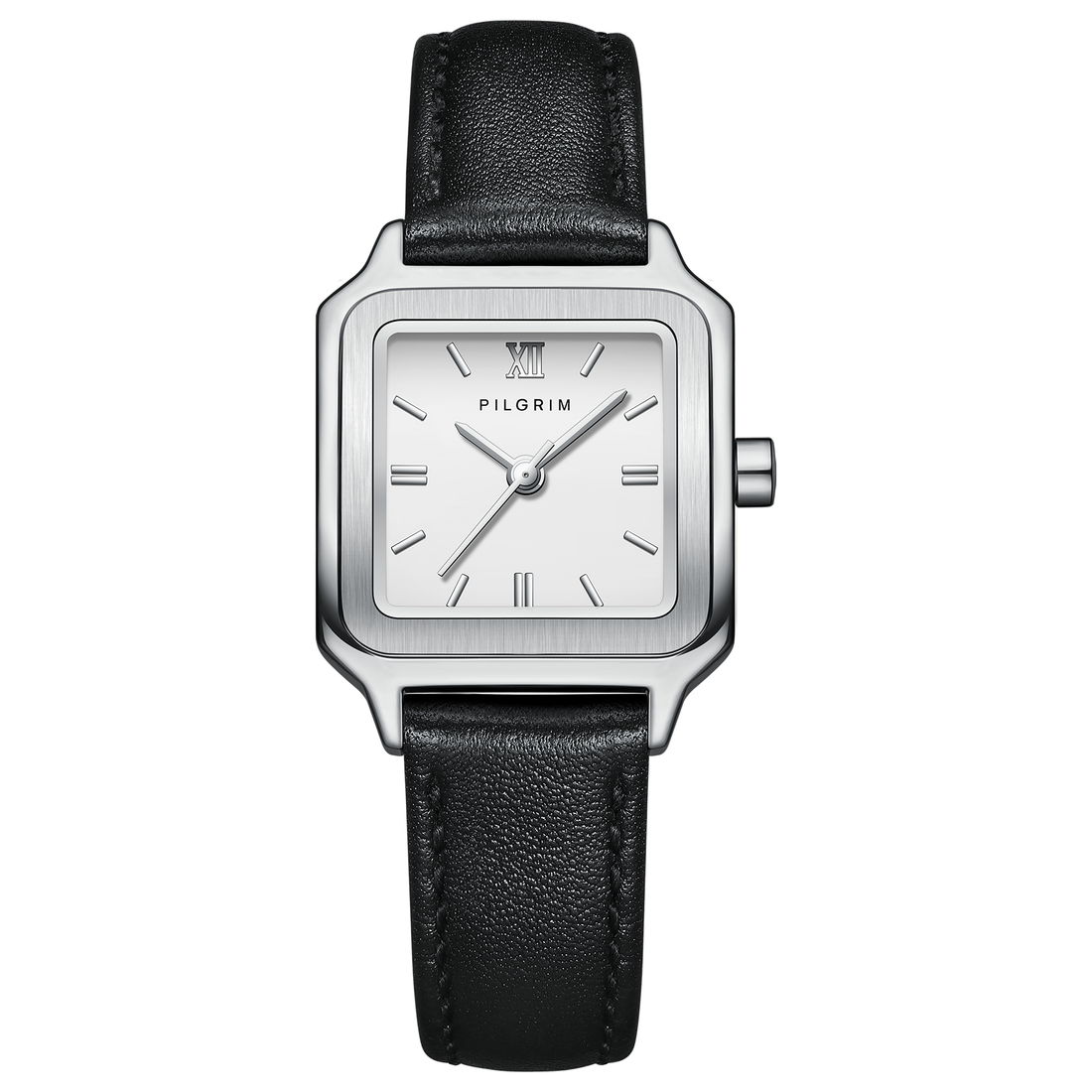 VIGGA Essential Square Leather Strap Watch