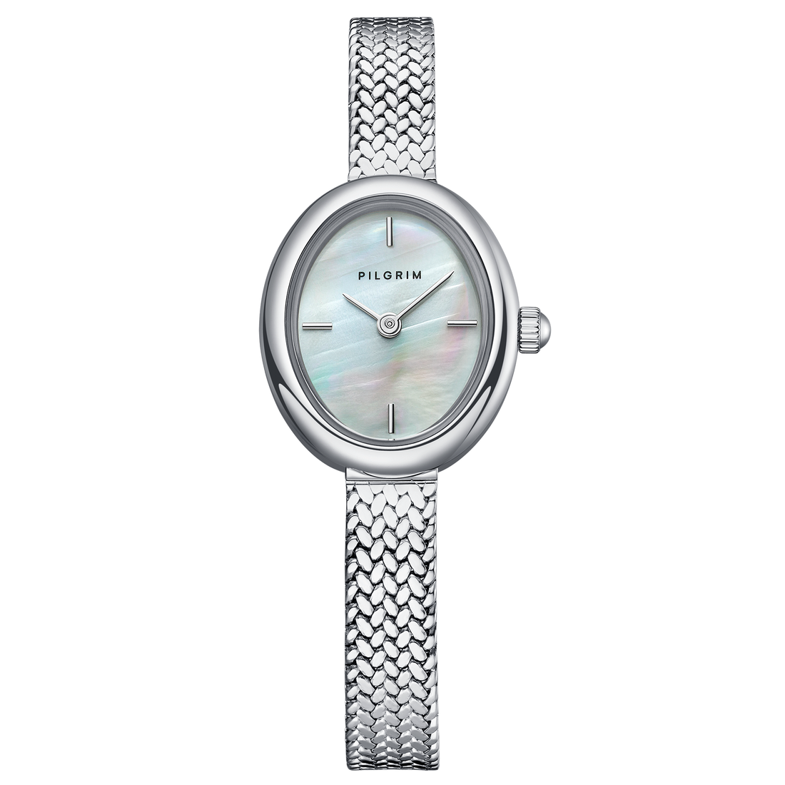 SIV montre Moment ovale à bracelet en maille