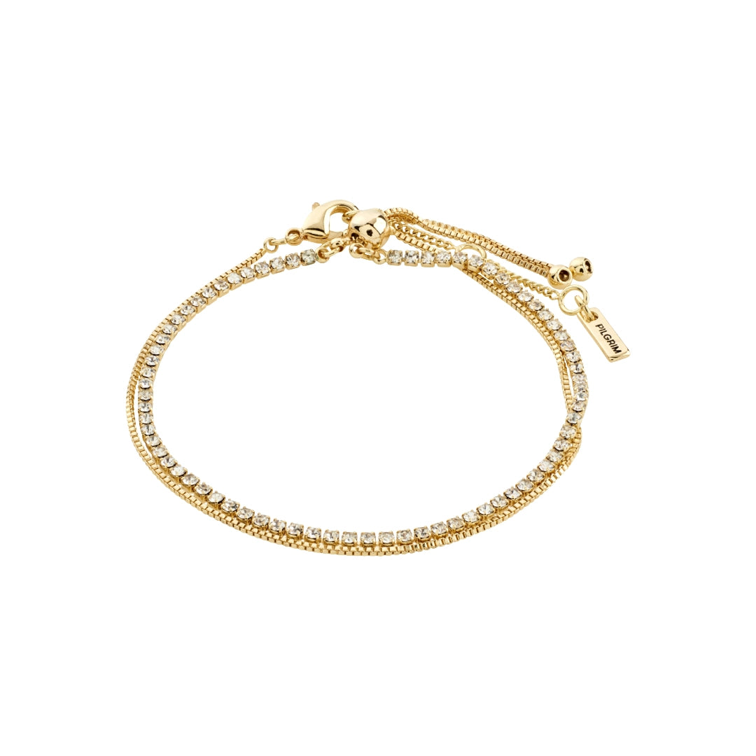 MILLE crystal bracelet 2-in-1