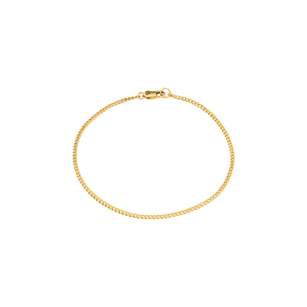 xDEA Beam Bracelet chaîne gourmette recyclé 18,5 cm