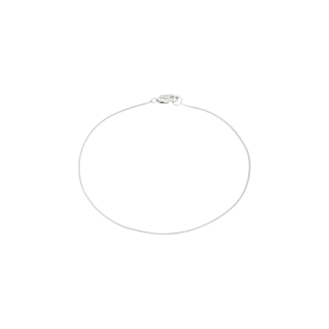 xDEA Beam Bracelet chaîne gourmette fine recyclé 17 cm