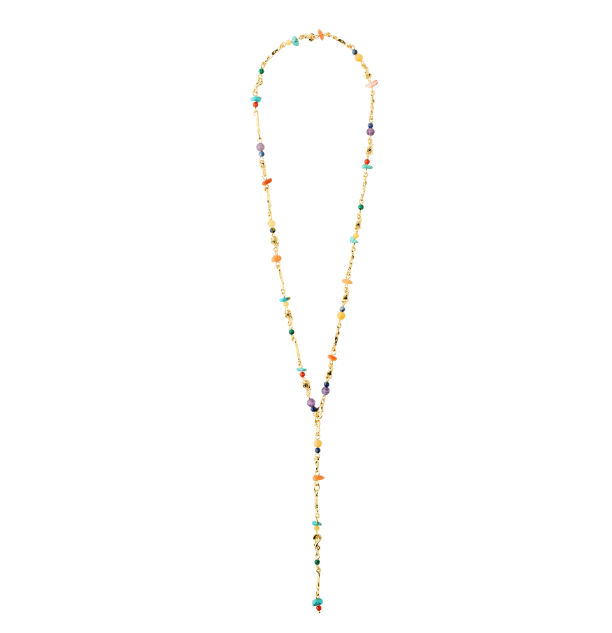 TRACE Recycled Semi-Precious Stone necklace