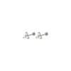 PIERCING STUDIO: Minerva Flat Back Surgical Steel Piercing