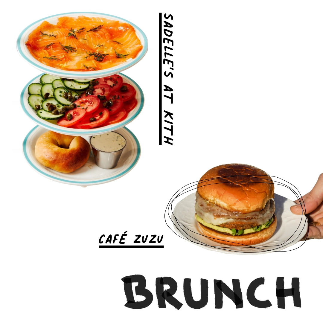 Café Zuzu and Sadelle’s at Kith in Toronto—Mediterranean-inspired dishes and fashion-forward brunch vibes.