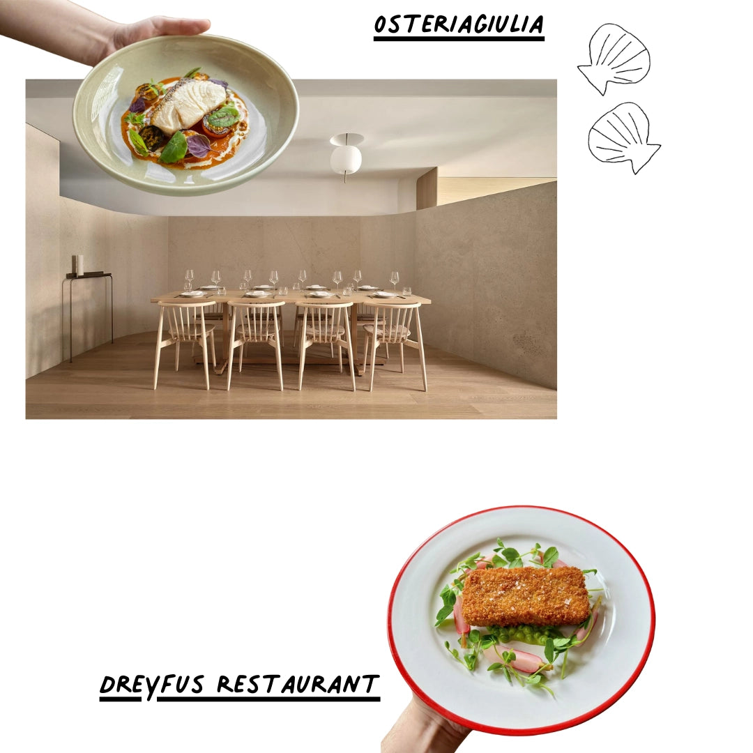 Dreyfus and OsteriaGiulia in Toronto—intimate dining with French elegance and refined Italian cuisine.