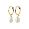 BERTHE Recycled Pearl Hoop Earrings - PILGRIM