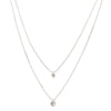 Collier double cristal Pilgrim Lucia