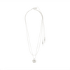 FEEL Recycled Crystal Pendant Necklace 2-in-1 Set