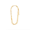 KIRA recycled layered chains necklace