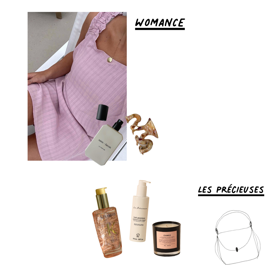 Womance boutique for curated Canadian fashion and Les Précieuses for beauty products and skincare in Québec City.