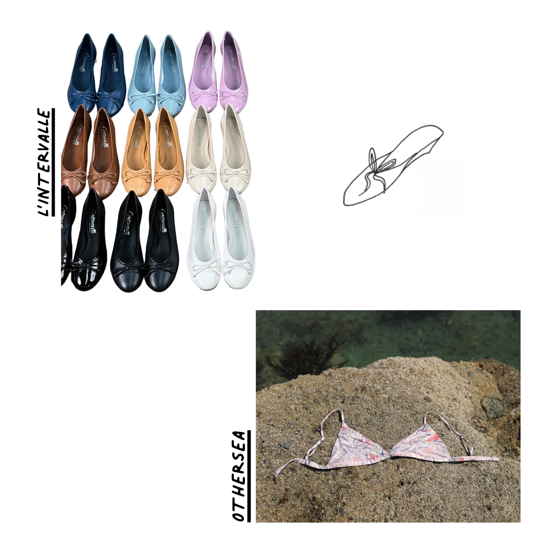 L'Intervalle and Othersea boutiques in Québec City – shop for stylish footwear at L'Intervalle and trendy swimwear at Othersea.