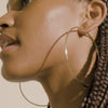 APRIL recycled maxi hoop earrings