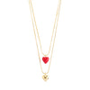 MAEVE COLLIER PENDENTIF COEUR 2-EN-1