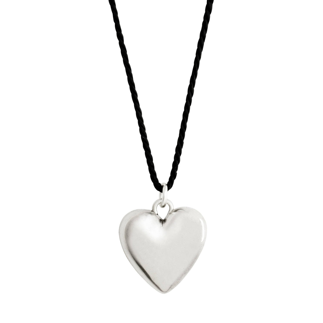 Reflect Recycled Heart Pendant Necklace - PILGRIM