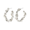 SUN recycled twisted hoops - PILGRIM