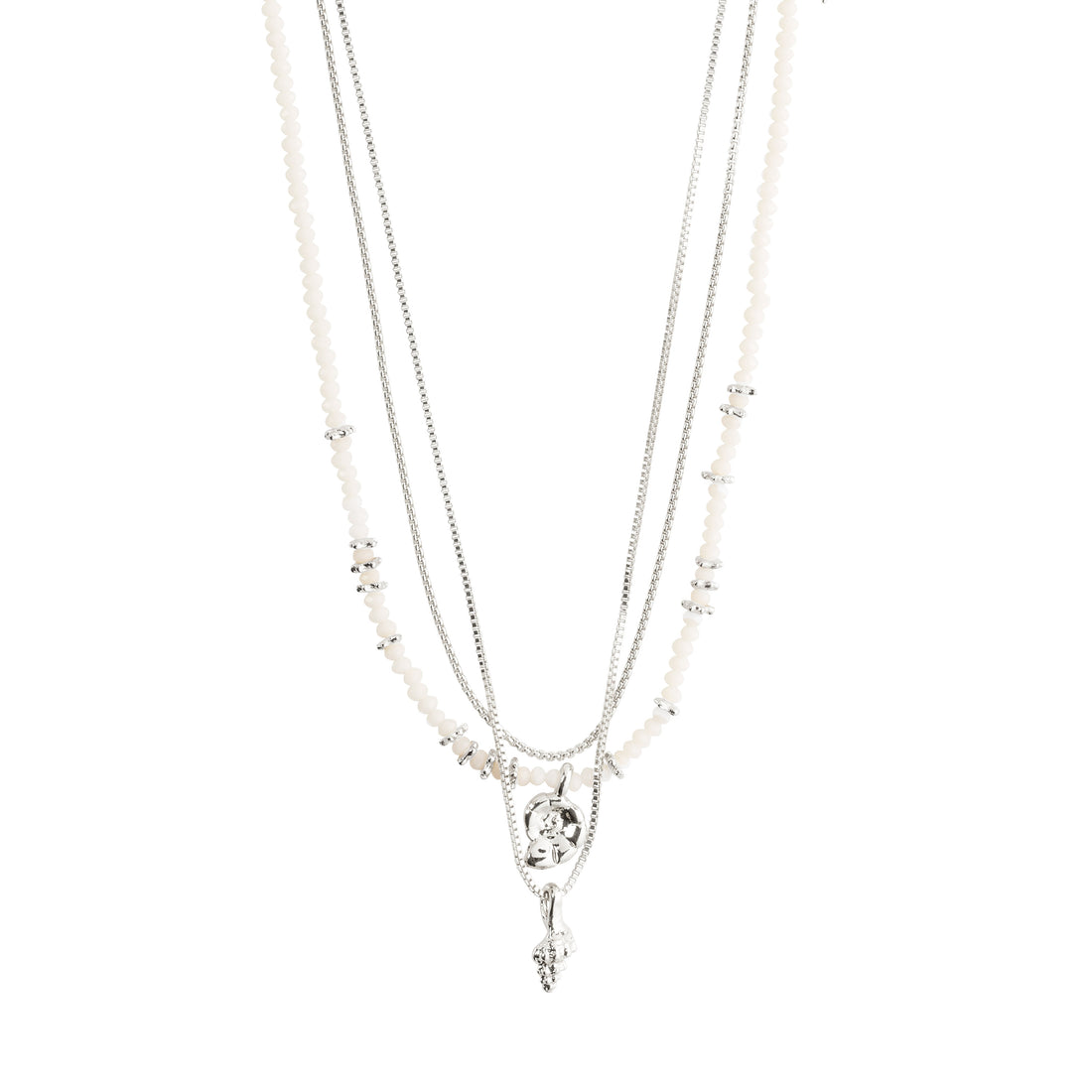 PILGRIM SEA necklace, 3-in-1 set