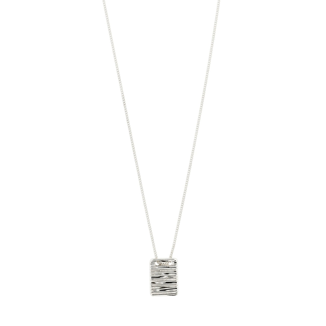 CARE recycled square coin necklace - PILGRIM