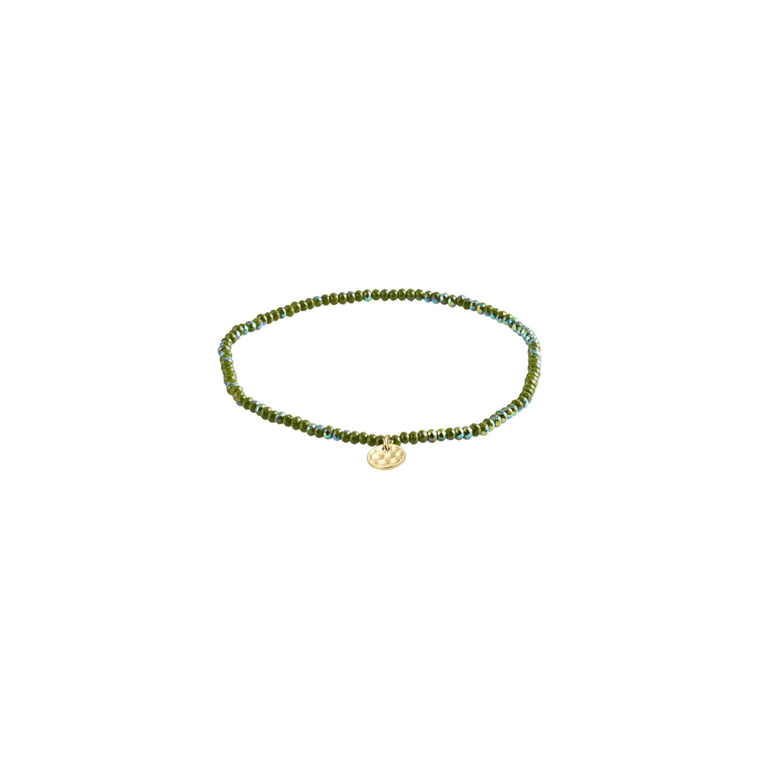 Bracelet indie vert khaki