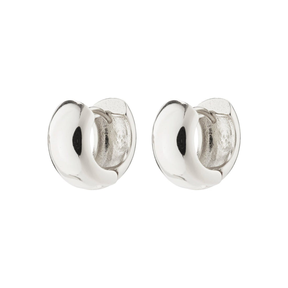 ANAIS recycled chunky huggie hoop earrings - PILGRIM