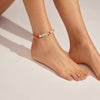 SMILE ankle chain multicolored - PILGRIM