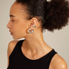 ALEENA Recycled Chunky Hoops and Cuff - PILGRIM