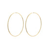 APRIL recycled maxi hoop earrings - PILGRIM