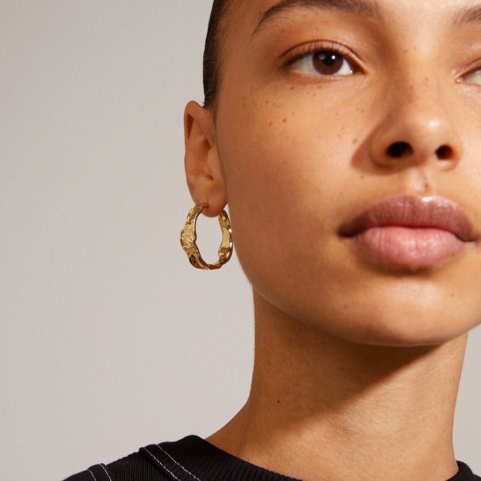 JULITA Recycled Hoop Earrings - PILGRIM