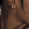 Tyra Recycled Micro Hoop Earrings