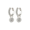 Edtli Crystal Pendant Hoop Earrings - PILGRIM