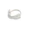 Edtli Crisscross Crystal Ring - PILGRIM